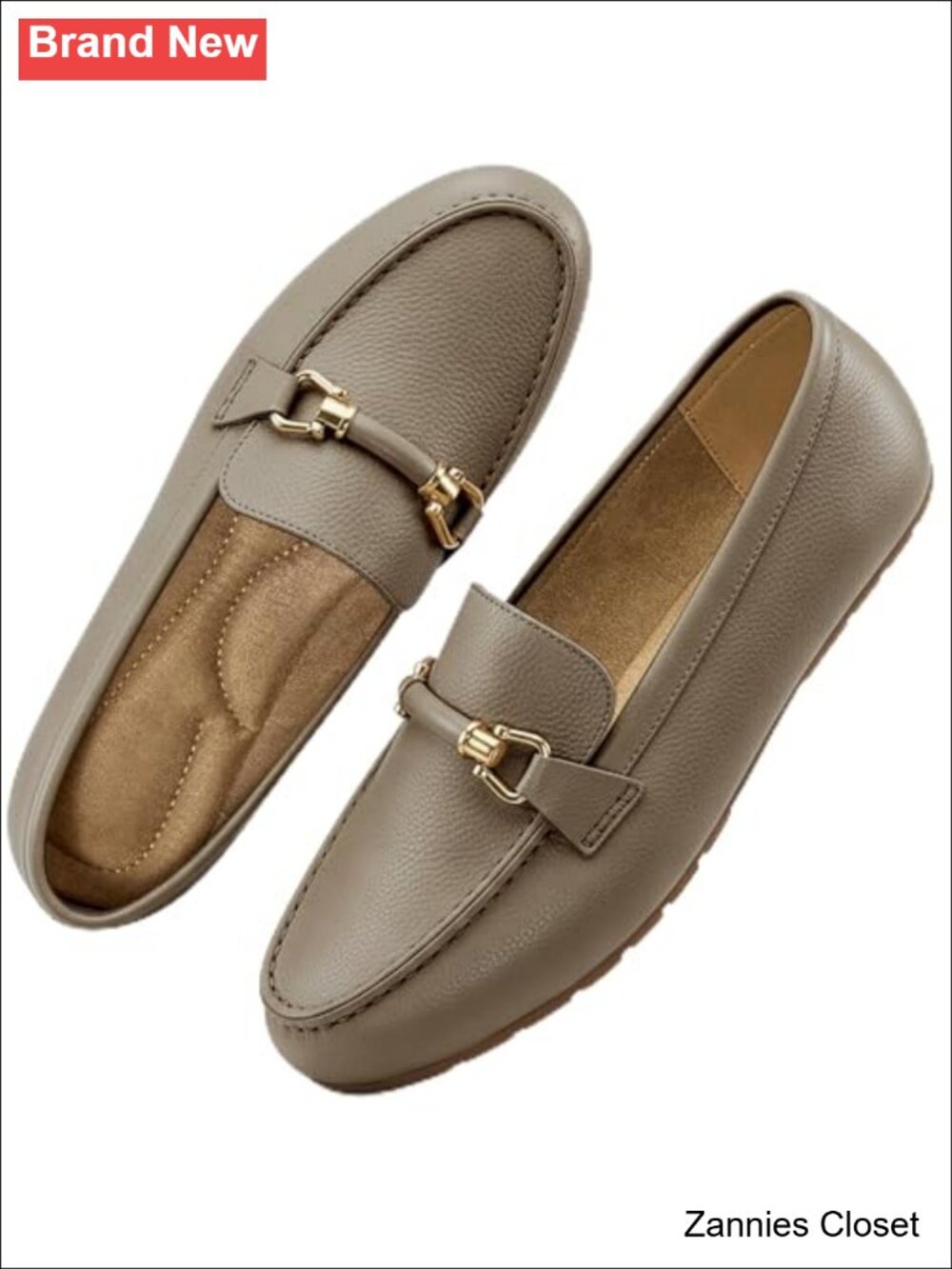 ✨ HARENCE Women's Loafers Comfortable Slip On Business Work Flats Casual